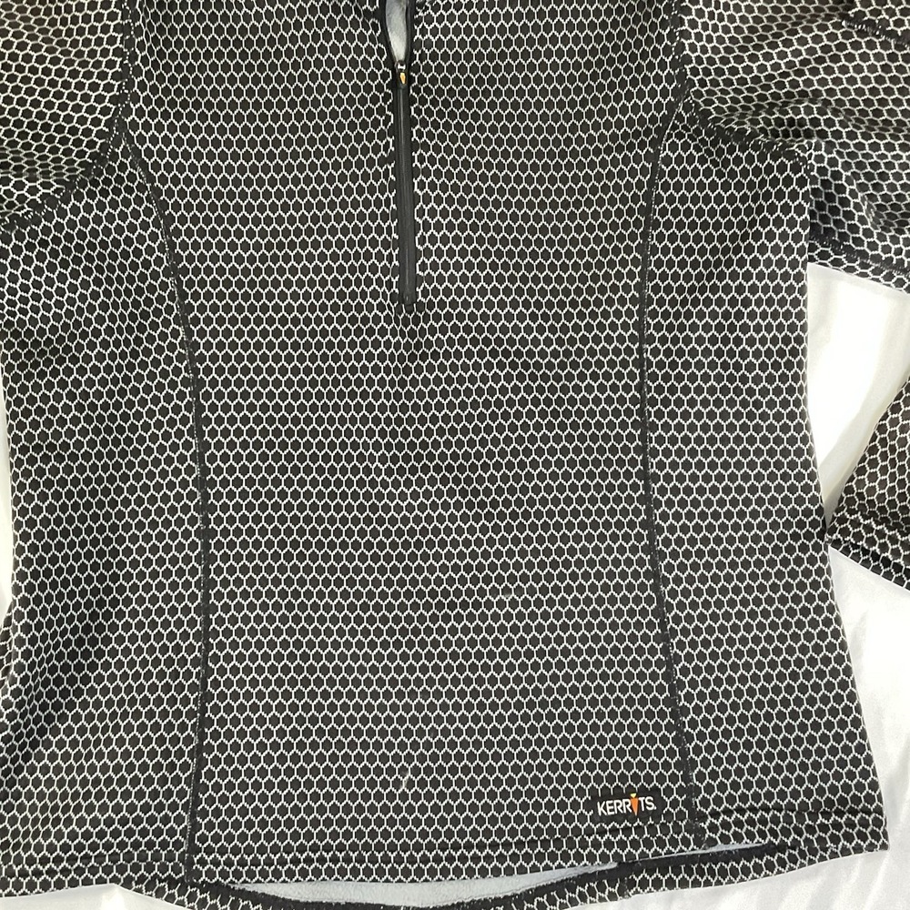 Kerrits Muzzle Nuzzle Half Zip Fleece Lined Riding Top Women's M Equestrian 291 - Picture 2 of 9